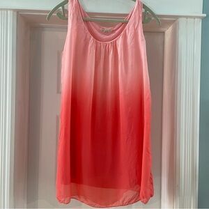 Prontomoda Giusy 100% Silk Pink Sleeveless Top